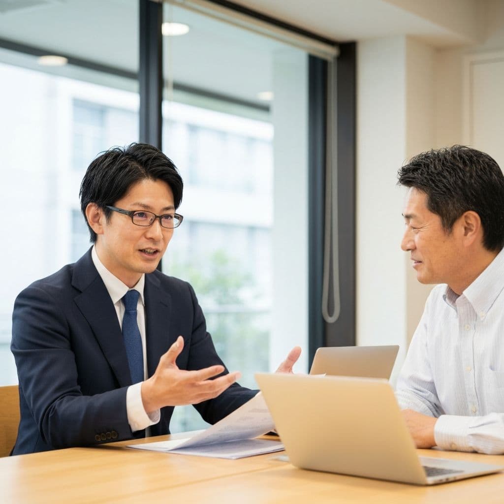 KBSコンサルタントとの相談風景