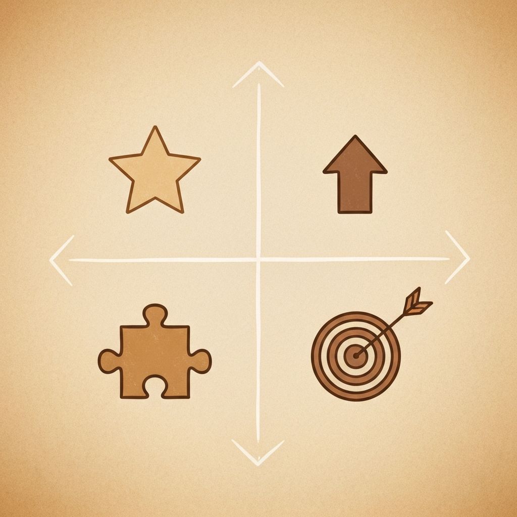 アドバンテージマトリクス分析フレームワーク図解