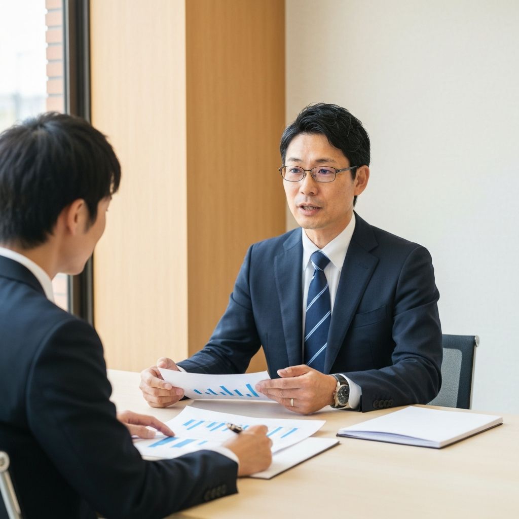 経営コンサルティングの相談風景