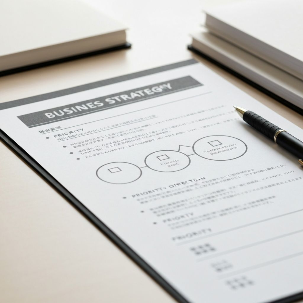 方向性整理資料のイメージ