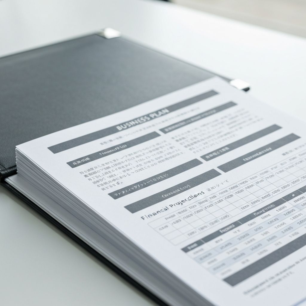 事業計画の骨子のイメージ