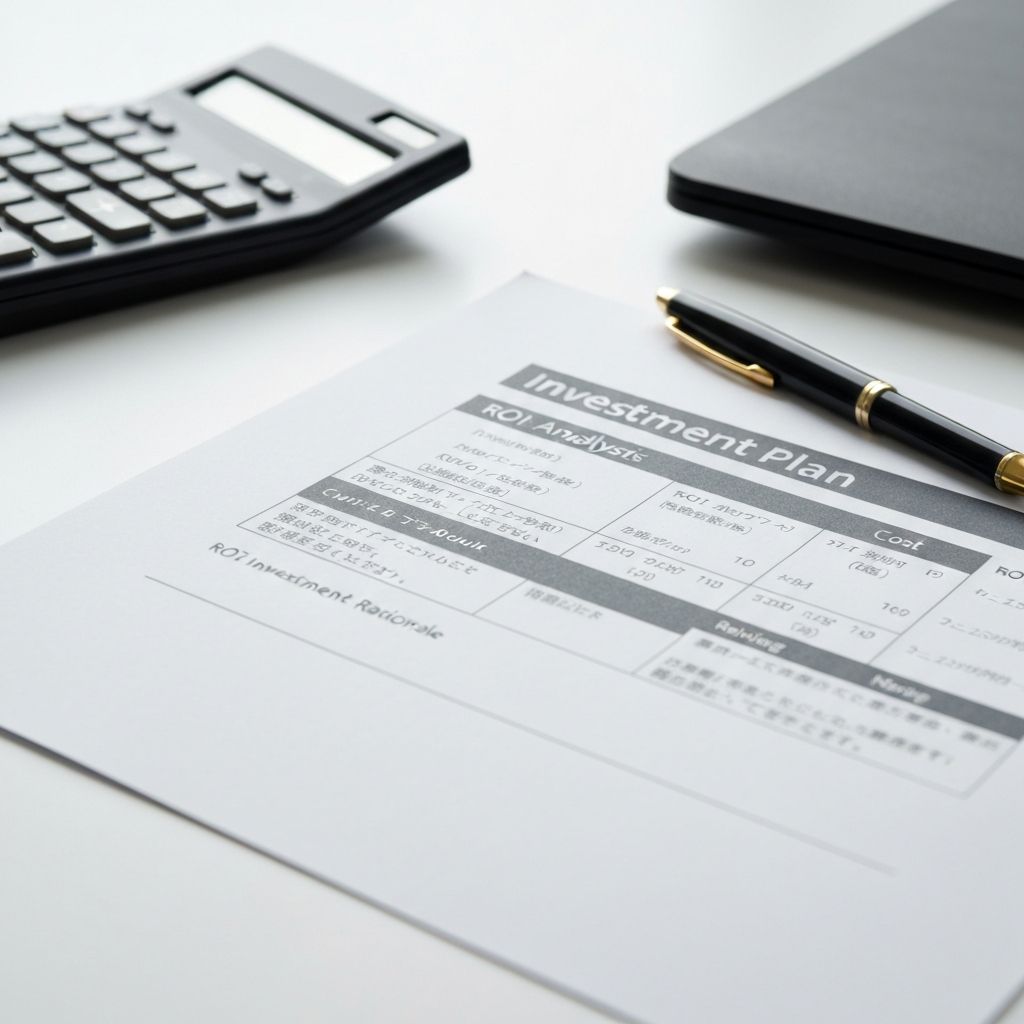 投資計画書のイメージ