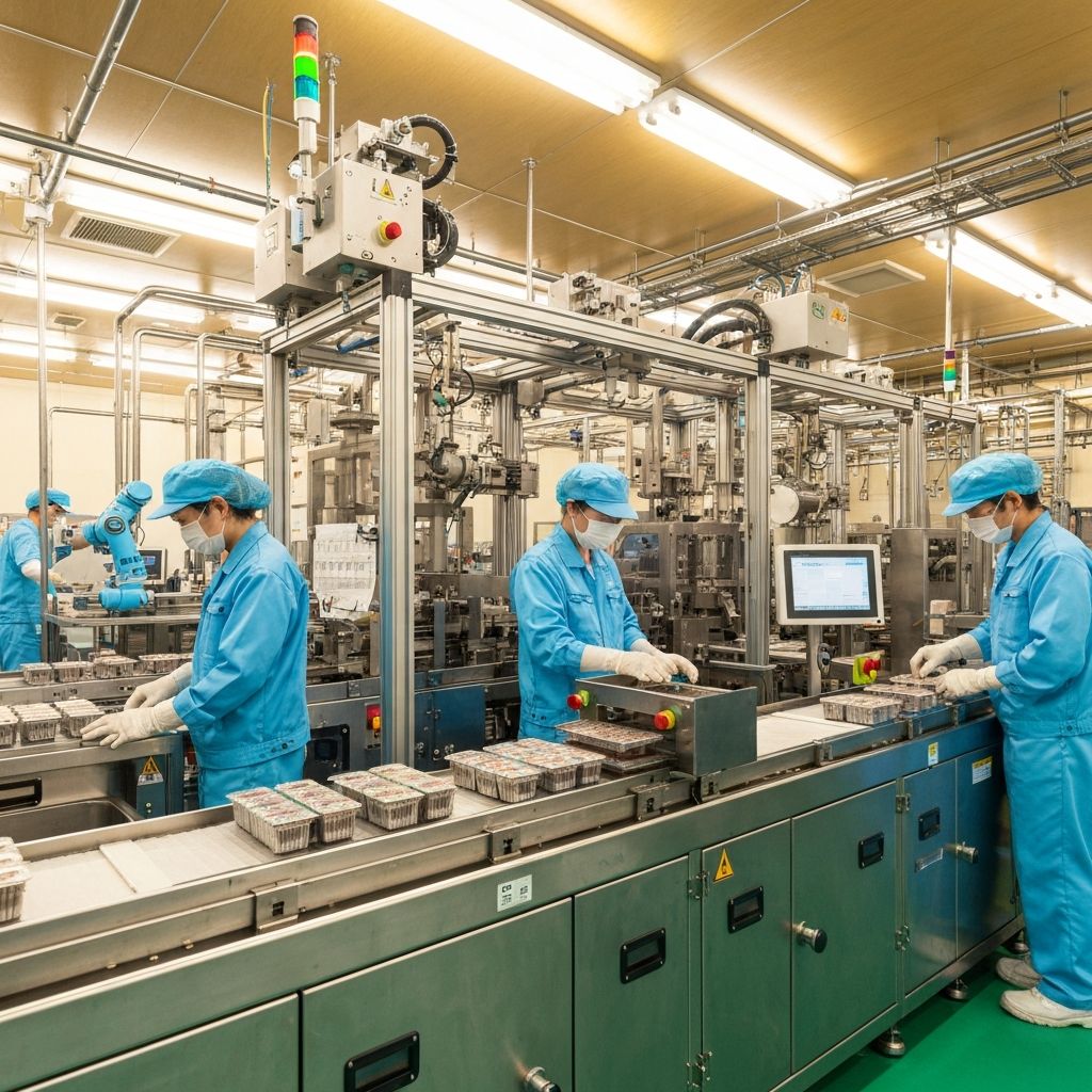 食品製造ラインのイメージ